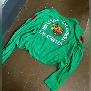 Green Hollister California Los Angeles Sweatshirt